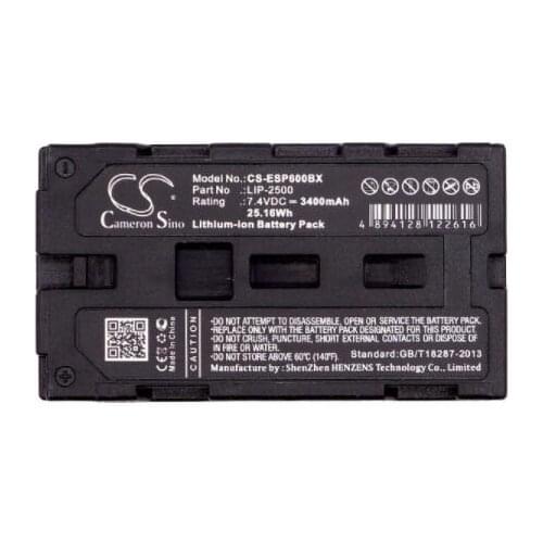 Cameron Sino 3400mAh battery for EPSON M196D Mobilink TM-P60 LIP-2500