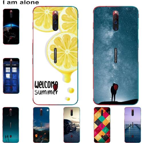 I am alone Phone Case For ZTE Blade V2020 4G 5G Smart Vita Nubia Red Magic 5G Fashion Color Cute Cartoon Printed Paint Mobile