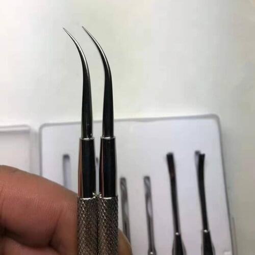 Watch repair tools stainless steel needle spatula fine grinding does not hurt watch needle spatula 6 sets of 3 specifications