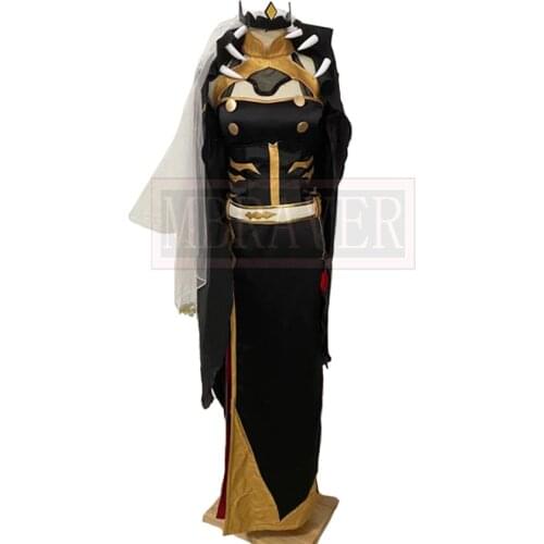 2021 VTuber Mori Calliope Cosplay Costume Halloween Christmas Party Uniform Custom Made Any Size