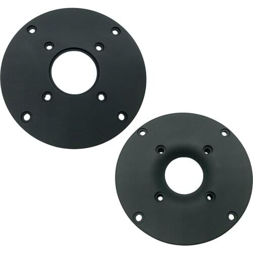 4Inch Tweeter Speaker Cover Panel Decorative Circle Speaker Fixed Plate 104mm Diameter 52mm Hole Indent and Whole Flat 2 Styles
