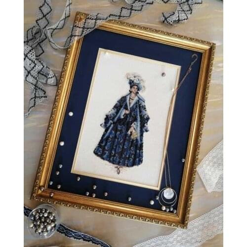 Beautiful lady 26-43 Counted Cross Stitch 11CT 14CT 18CT Cross Stitch Kits Embroidery Needlework Sets