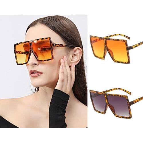 Glasses For Women Summer Hot Sale High Quality Mens And womens Big Frame Fashion Trend Box Sunglasses For Dropshipping