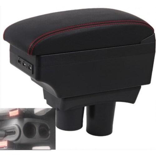 For Citroen C-Elysee Elysee Peugeot 301 armrest box central Store content box car-styling decoration accessory With holder USB