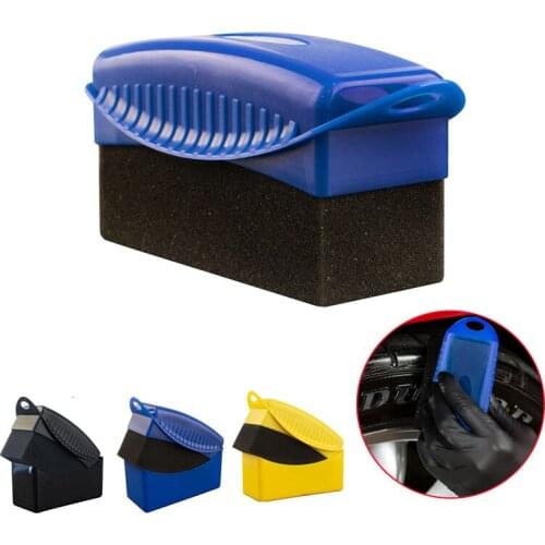 Auto Tire PP Cleaning Sponge Wheel Tire Brush Car Wash Brush Wheel Polishing Waxing Sponge Brush Car Wash & Maintenance Dropship