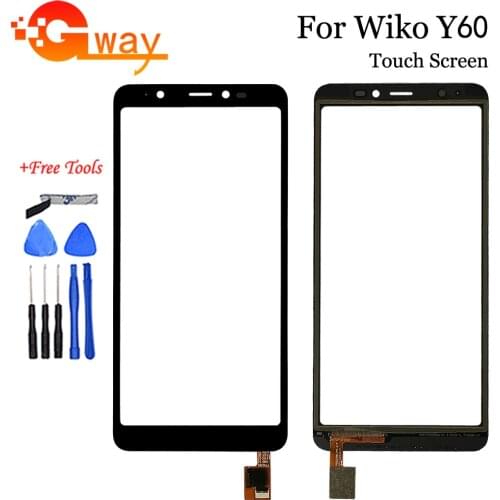 5.45" For Wiko Y60 Touch Panel Touch Screen Digitizer Sensor Phone Replacement Touch Glass Lens+Tools