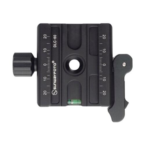 SUNWAYFOTO DLC-60 Tripod Head Quick Release Clamp For DSLR Tripode Quick Release Clamp Plate BallHead Lever Release Clamp