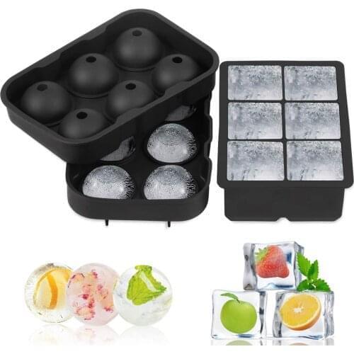 Silicone Mold Easy-Release Forms For Ice Silicone Glacon Molds DIY Whiskey Ice Ball Cube Tray Silicones Ice Cube Maker Mould