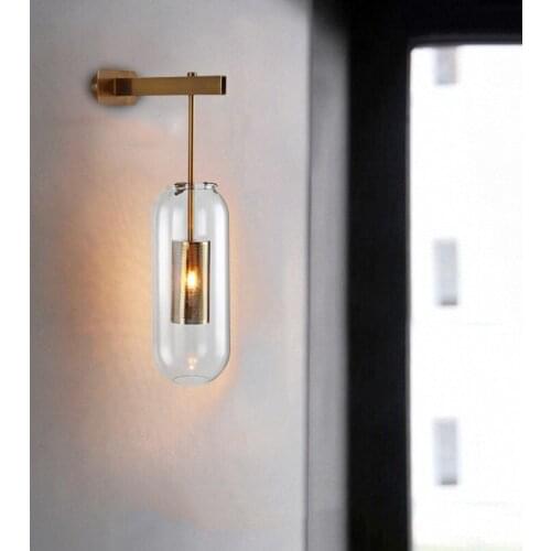 Nordic led wood bathroom light luminaire wall light espelho dinging room lamp