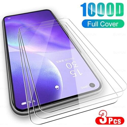 Glass For Oppo Reno5 5G 3pcs scratch resistant screen protector for Oppo Reno5 5G 4G HD full cover tempered protective glass
