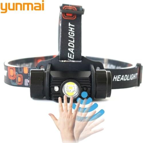 LED headlight mini infrared sensor headlight sensor usb rechargeable night running flashlight head torch Litwod lithium ion