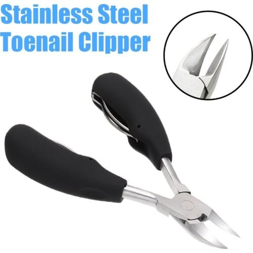 Stainless Steel Thick Toenail Clipper Cutters Professional Dead Skin Scissor Eaglenose Plier Exfoliating Scissors For Hand Tool