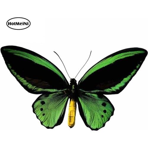 HotMeiNi 13cm x 7.6cm For Butterfly Vinyl Material Decal Waterproof Car Stickers Personality Occlusion Scratch Decoration