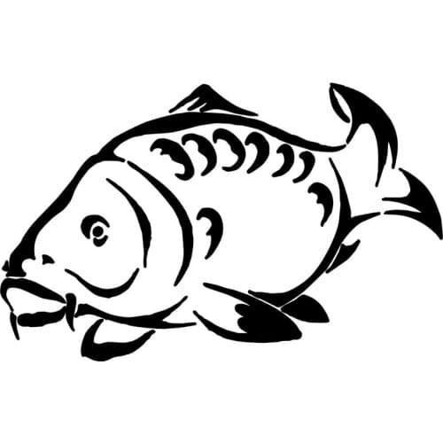 18.5*11.7CM Marine Animal Fish Funny Window Decorative Decals Car Styling Fashion Stickers C4-0796