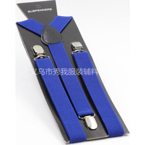 Mens Suspenders Women Braces Y-back Adjustable Clip-on Elastic Suspender Mens Belts Straps, 200PCS