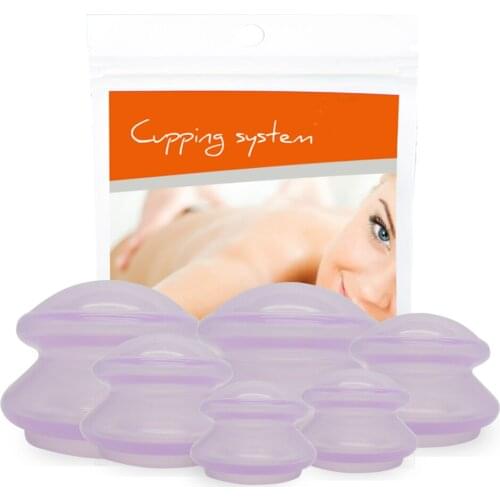 3pcs/6pcs Cupping Therapy Set Celulitis Silicone Anti Cellulite Vacuum Suction Cups Body Massage Weight Loss Relaxation Cup