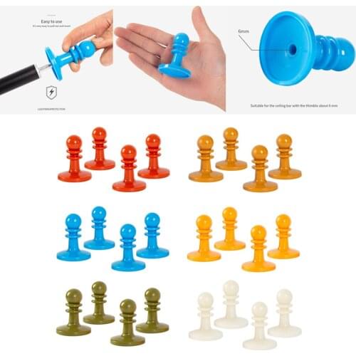 4pcs Tent Poles Lightning Protector Tent Tarp Grabbers for Camping Hiking Backpacker ,Tent Combination Supplies