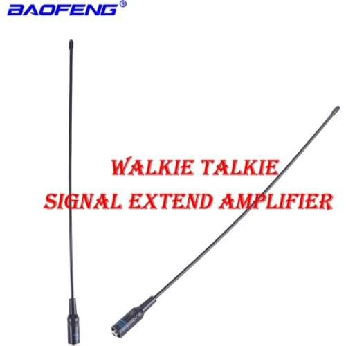 Baofeng NA-771 Antenna Gain NA-771 Walkie Talkie Antenna SMA-F UHF VHF Signal Extend Amplifier for UV-5R UV-10R BF-888S UV-82