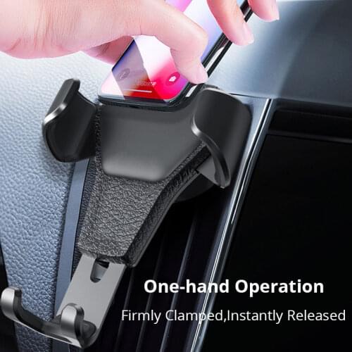 Car Phone Holder Car Air Vent Stand Mount For iphone X 8 7 Samsung S8 GPS Mobile Cell Phone Bracket Gravity Smartphone Support