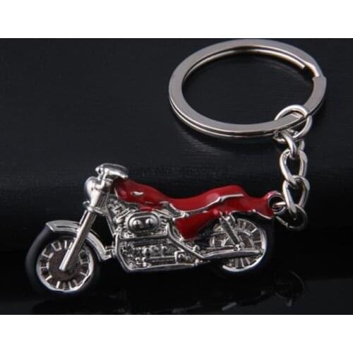 By DHL or Fedex 1000pcs Motorcycle Keychains Rings Metal Holder key chain Keyring For Man Women High Quality Gift