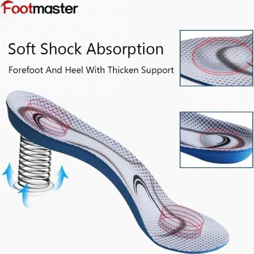 FootMaster Control Insoles Heat Moldable Custom Orthotics for Sports Increase Shock Absorption Prevent Common Injuries Unisex
