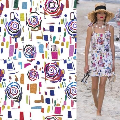 10 styles of the latest 2021 imitation silk digital printing hat dress scarf home sewing fabric brand fashion fabric