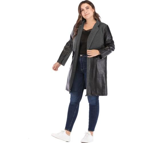 Женские черные куртки LeFifino China At AliExpress