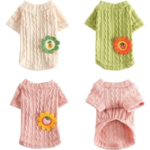 Cute Small Dog Hoodie Coat Winter Warm Pet Clothes for Chihuahua Shih Tzu Sweatshirt Puppy Cat Pullover Dogs Pets Clothin