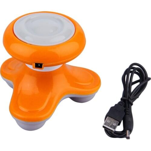 Mini Neck Massager Function Massage For Neck Back Head Plastic Triangle Shape Electric USB Beauty Anti Cellulite Body Relaxation