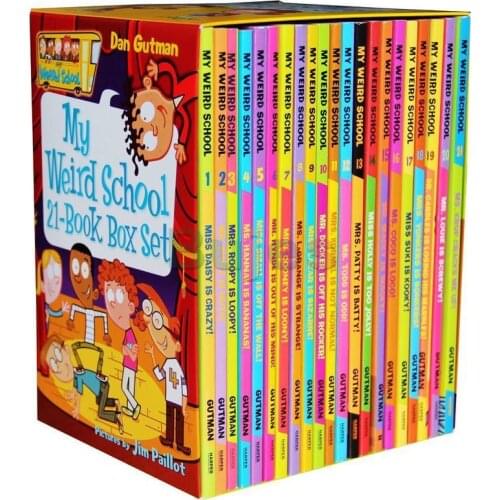 My Weird School, 21 books/set, Interesting Story Childrens Picture English Books Kids Learning English