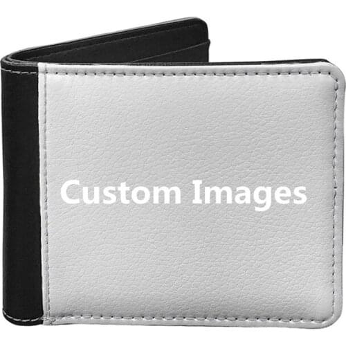 Nopersonality Custom Your Image Men Wallet PU Leather Man Credit Card Holder Wallets Thin Male Purse Mini Mens Money Bag/Pocket