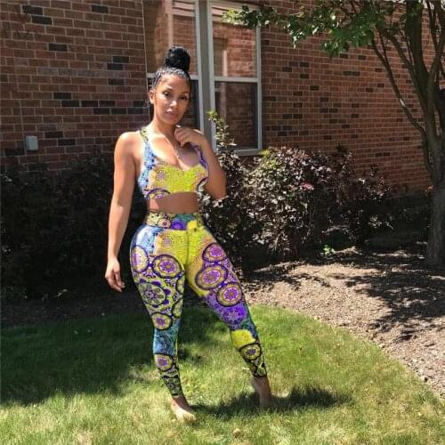 VAZN 2021 New Vintage High Street Soft Sexy Tracksuits Young Mini Tank Top High Waist Long Pants Women 2 Piece Set