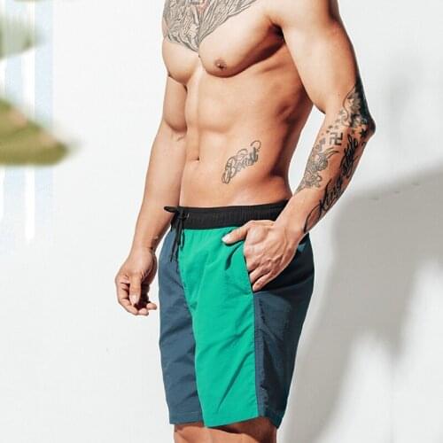 New Mens Swim Briefs Beach Pant 2021 Quick Drying Swimwear Men Swimming Trunks Boxer Short Trend Surf Board Mayo Wear Sunga Suit