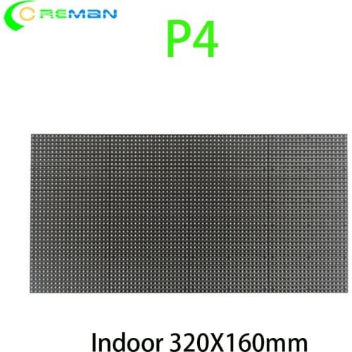 New P4 indoor full color led module 320X160mm , big board indoor led screen module panel P4