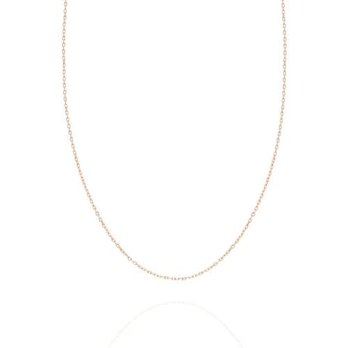 Silver 45 cm Forse Rose chain necklace