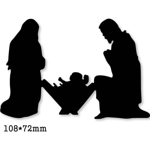 Metal Cutting Dies Jesus In Birth 2020 New Crafts Die Mould Stencil For DIY Scrapbooking Paper/photo Cards Embossing Die