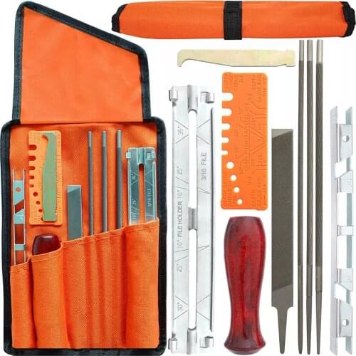 Special Household Hand Tools 10 Pcs Chainsaw Sharpening File STIHL Filing Kit Chain Sharpen Saw Files Tool New
