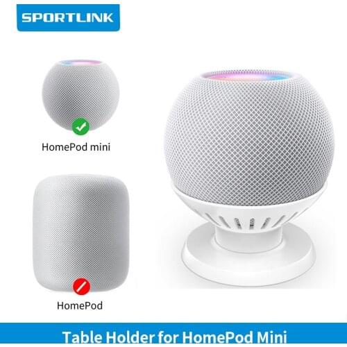 Sportlink Table Pedestal Desktop Mount Stand for HomePod Mini Smart Speaker Space Saving Bracket Durable Speaker Support Holder