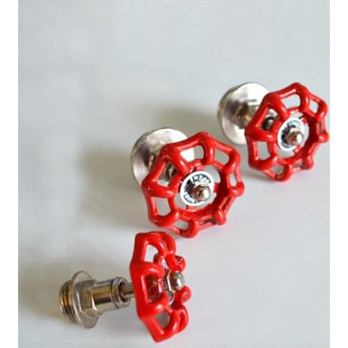 Pipe Valve Retro Cast Iron Pipe Accessory industrial Style Valve For Clothes Bag Hanger Wall Hook Valva for DN15 Pipe G1/2"