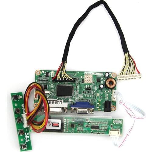 VGA+DVI For LTN154X1-L02 LTN154AT01 M.RT2261 LCD/LED Controller Driver Board 1280x800 LVDS Monitor Reuse Laptop