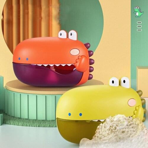 Funny Bubble Machine Electric Dinosaur Bubble Blowing Machine Automatic Bubble Machine For Kids And Toddlers Outdoor Age