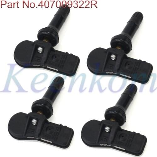 1/4Pcs New TPMS Tire Pressure Sensor 433Mhz 407009322R 40700-9322R Fits For Dacia Duster Lodgy Sandero Renault Kangoo Clio