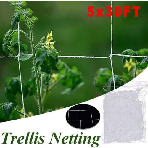 1pc Garden Plants Climbing Net Plastic & Nylon Net Morning Glory Flower Vine Netting Support Net Grow Net Holder Garden Netting