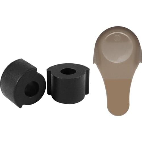 2x Folding Pre-Tighten Cushion for Ninebot Es1 Es2 Es3 Es4 & 1x Electric Scooter Waterproof Silicone Case (Grey)