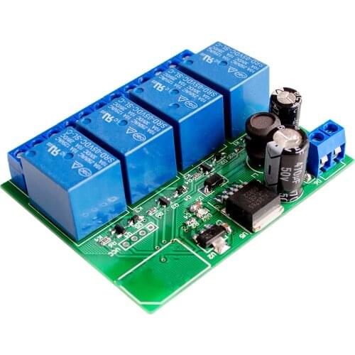4 Channel Relay Module Bluetooth 4.0 BLE for Apple Android Phone IOT