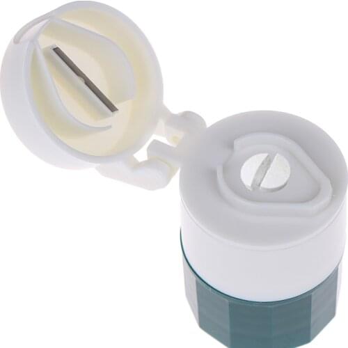 4 in 1 Portable 4 Layer Powder Tablet Grinder Powder Pill Cutter Medicine Splitter Box Storage Crusher Pill Crusher
