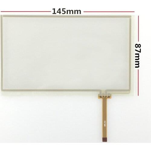 6.5inch 4 Wire Resistive Touch Panel Digitizer Screen For TM060RDH01 145*87mm