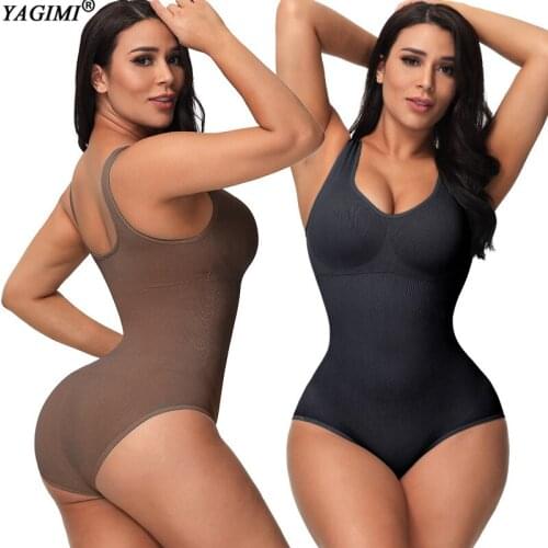 YAGIMI Bodysuit Shapewear Women Full Body Shaper Waist Trainer Stomach Slimming Underwear Fajablet Tummy Control Shaper Trimmer