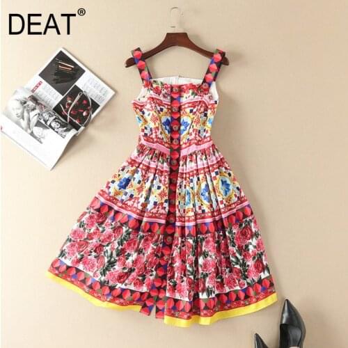 Летние платья с принтом DEAT China At AliExpress