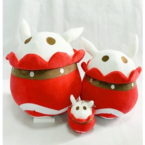 Game Genshin Impact Klee Bomb Dango Cosplay Doll Pillow Toy Cute Plush Dolls Stuffed Cushion Gift 40cm 30cm 13cm keychain